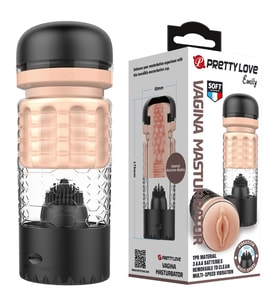 Lilitu Shop Dil Uyarım Titreşimli Realistik Suni Vajina Erkek Mastürbatör S