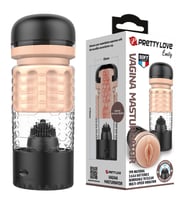 Lilitu Shop Dil Uyarım Titreşimli Realistik Suni Vajina Erkek Mastürbatör S