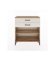 Arges Şifonyer Tek Raflı 2 Çekmeceli 88x30x96 Çam-Aytaşı