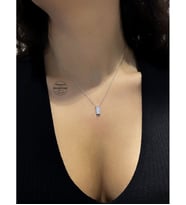 Orjinal Sertifikalı Swarovski Taşlı Gümüş Kolye