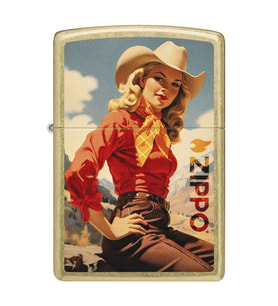Zippo 48267 Cowgirl Design Çakmak - 46248-121943