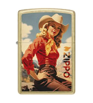 Zippo 48267 Cowgirl Design Çakmak - 46248-121943