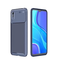 Xiaomi Redmi 9a Kılıf Auto Focus Karbon Kapak - Lacivert