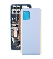 Xiaomi Mi 10 Lite 5G Uyumlu Arka Pil Batarya Kapağı M2002J9G XIG01 (Beyaz)