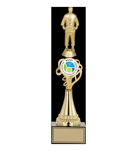 ODAK KUPA - Figürlü Kupalar - Judo / Karate Figürlü Kupalar FG-034 A - 39 cm