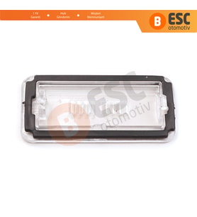 Fiat 500 500C Linea için Arka Plaka Lamba Camı 51800482