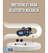 500 Metre İnterkom Mesafeli Kask Kulaklığı Gürültü Engelleyici
