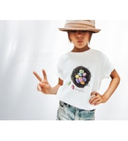 BK Gift Paskalya Tasarımlı Kız Çocuk Beyaz T-shirt, Arkadaşa Hediye, Doğum Günü Hediyesi, Trend Tişört, Paskalya Bayramı-1