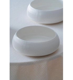 Acar Linea Porselen Beyaz Yuvarlak Kase 6'lı 18.2 x 6.3 cm