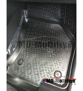 Volkswagen Tiguan Paspas. 2016 Tiguan Havuzlu Paspas. Tiguan 3D P (Siyah - Beyaz)