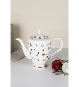 Porselen Desenli Demlik 1200 ml