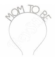Mom To Be Taşlı Lüx Tac Gümüş