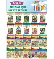 2.ve 3.Sınıflar İçin 20 li Hikaye Seti (48-64 Sayfa) (Karışık)