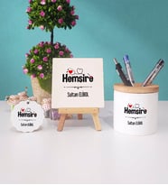 Hemşire Kalemlik Dekoratif Taş Baskı Anahtarlık