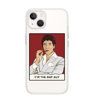 Iphone 14 Plus Uyumlu Scarface Tony Montana Tasarımlı Şeffaf Telefon Kılıfı