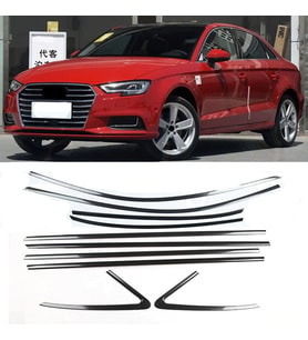 Audi A3 Sedan Cam Çıtası Çerçevesi Kromu Nikelajı 2013 Sonrası