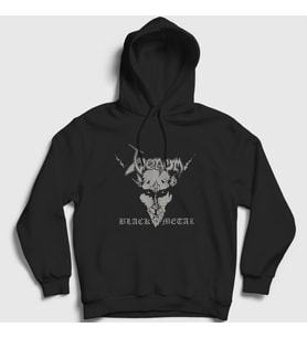 Presmono Unisex Siyah Black Venom Kapüşonlu Sweatshirt 121783tt