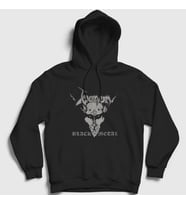Presmono Unisex Siyah Black Venom Kapüşonlu Sweatshirt 121783tt