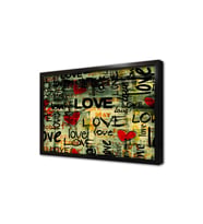 Love Modern Çerçeveli Mdf Tablo