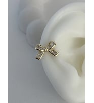 Özel Seri Baget Taş Fiyonk Model Gold Earcuff