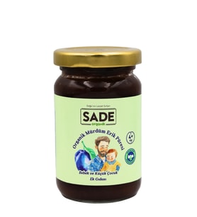 SADE ORGANİK MÜRDÜM ERİK PÜRESİ 100 GR.