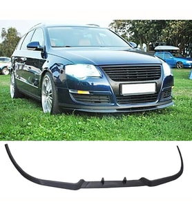 Vw Passat B6 2005 - 2010 Ön Lip Mat Siyah  Ön Tampon Lip