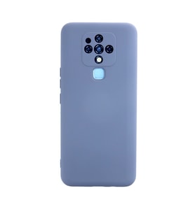 Tecno Camon 16 Kılıf Nano İçi Kadife Silikon - Gri
