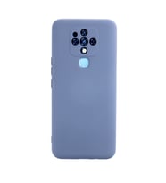 Tecno Camon 16 Kılıf Nano İçi Kadife Silikon - Gri