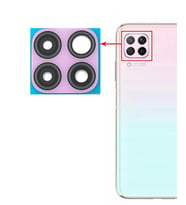 Huawei P40 Lite Uyumlu Kamera Lensi Camı JNY-L21A JNY-L01A JNY-L21B JNY-L22A JNY-L02A (Pembe)