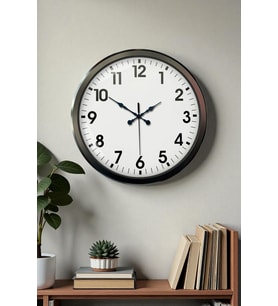 MCG  Siyah Klasik 52 Cm Modern Duvar Saati