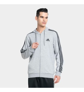 adidas GK9034 M 3S FT FZ HD Erkek Eşofman Üstü