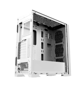 POWERBOOST PB-P1601BW 4-ARGB Fanlı Gaming EATX PC Kasası Beyaz