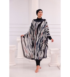 Kimono Pareo - Tesettür Pareo - Bodrum Model 240x135 Cm