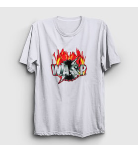 Presmono Unisex Beyaz Logo Wasp T-Shirt 383933tt (Beyaz)