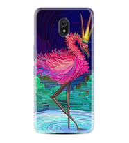 Xiaomi Redmi 8A 8 Pro 9C 9T 10C 11T Pro Kılıf Desenli Silikon Queen Flamingo 1748