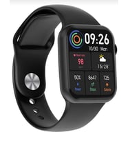 T500 + Pro Smart Watch Bluetooth Çağrı Apple & Android Uyumlu Akıllı Saat-siyah