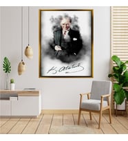 ÇERÇEVELİ ATATÜRK TABLO S543