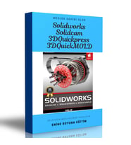 Solidworks & Solidcam & 3DQuickpress & 3DQuicmold Eğitim Seti