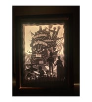 3d Gece Lambası - Light Box - Gölge Kutusu Silhouette (209 - Açık Ton)