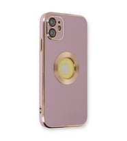 Iphone 12 Kılıf Store Silikon - Mor
