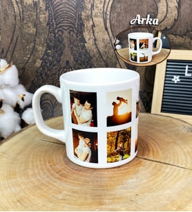 Kişiye Özel 10 Fotoğraflı Kupa Bardak