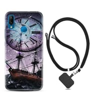 Huawei P20 Lite Mate 10 20 Lite Pro P40 Lite KılıfBoyun Askılı Silikon Time 1749