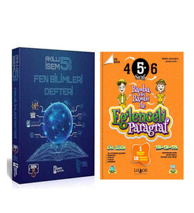 İsem 5. Sınıf Fen Bilimleri Akıllı İsem ve Lodos Eğlenceli Paragraf Soru Bankası Seti 2 Kitap