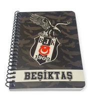 TMN BEŞİKTAŞ SPİRALLİ A6 KARTON KAPAK ÇİZGİLİ NOT DEFTERİ 591711
