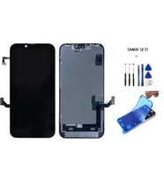 Tkgz - iPhone 14 Uyumlu Lcd Ekran Dokunmatik Servis ( JK MARKA ) + TAMİR SETİ + TOZ BANTI