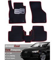 AUDİ A3 SEDAN (2013-2020) Uyumlu EVA Paspas Tam Set–Araca Özel,Su Geçirmez,Kolay Montaj