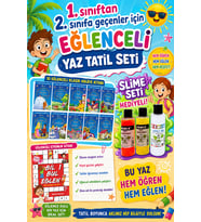 1. Sınıftan 2.Sınıfa Geçenler İçin Eğlenceli Tatil Seti (Slime Set Hediyeli)