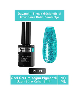Özel Üretim Yüksek Pigmentli Hızlı Kuruyan Tırnak Güçlendirici 3 Aşamalı Kalıcı Simli Oje 10 Ml