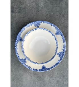 Baby Blue 6 Kişilik 14 cm Özel Tasarım Premium Porselen Çorba Kasesi Takımı