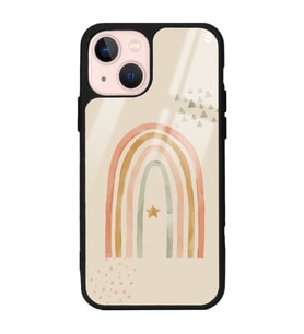 iPhone 13 Suluboya Art Tasarımlı Glossy Telefon Kılıfı